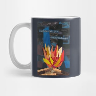 Set the World on Fire Collage Mug